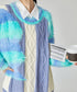 Fairy Irregular Contrast Sweater